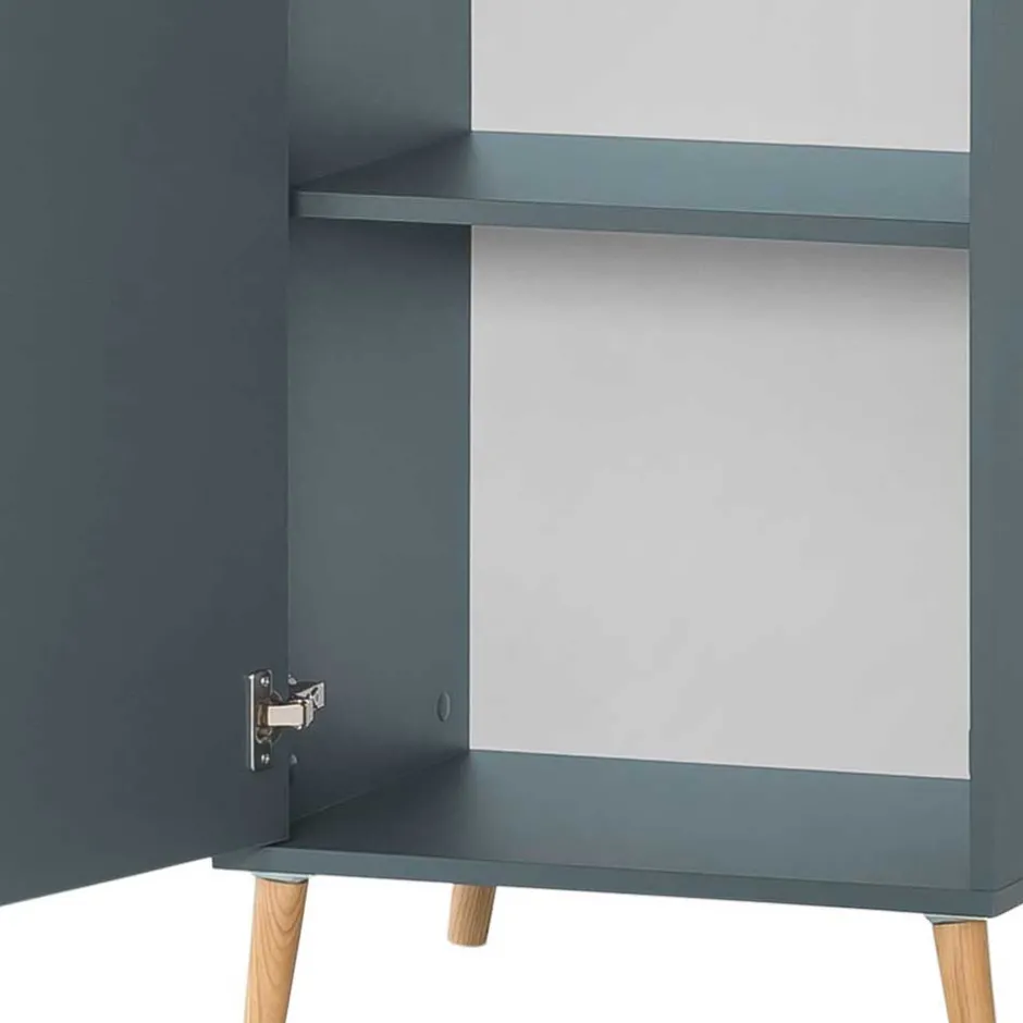 51x185x41 Büroschrank mit 5 Fächern & Tür - Baiamare^Wohnen New