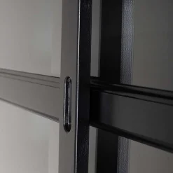 Wohnen 166x215x48 Buffetschrank in Schwarz Kiefer - Nariosca