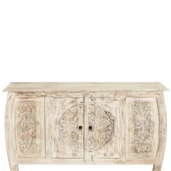 166x85x40 cm Akazie Sideboard in White Wash - Omie^Wohnen Hot