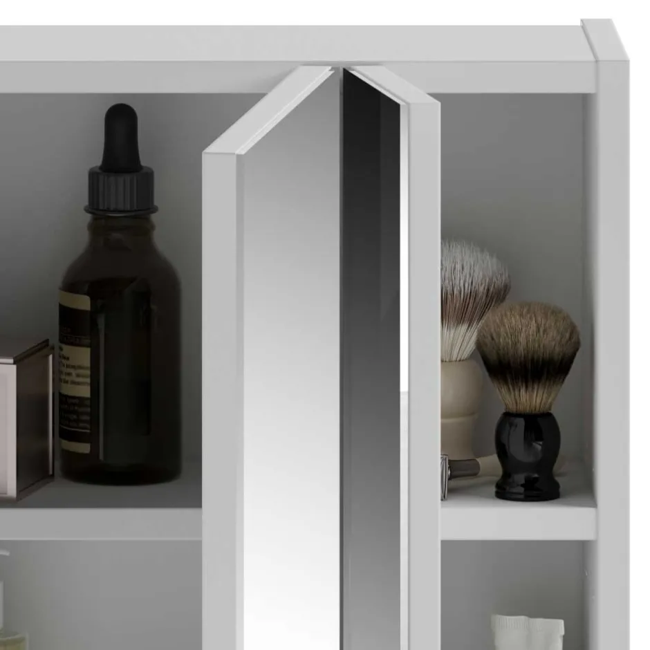 60x70x18 cm Bad Spiegelschrank 3-türig - Whale^Wohnen Online