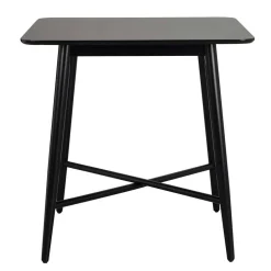 Wohnen 90x91x90 cm Bartisch in Schwarz - Irons
