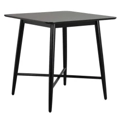 Wohnen 90x91x90 cm Bartisch in Schwarz - Irons
