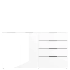 184x101x42 cm Design Sideboard mit Glas Beschichtung - Daven^Wohnen