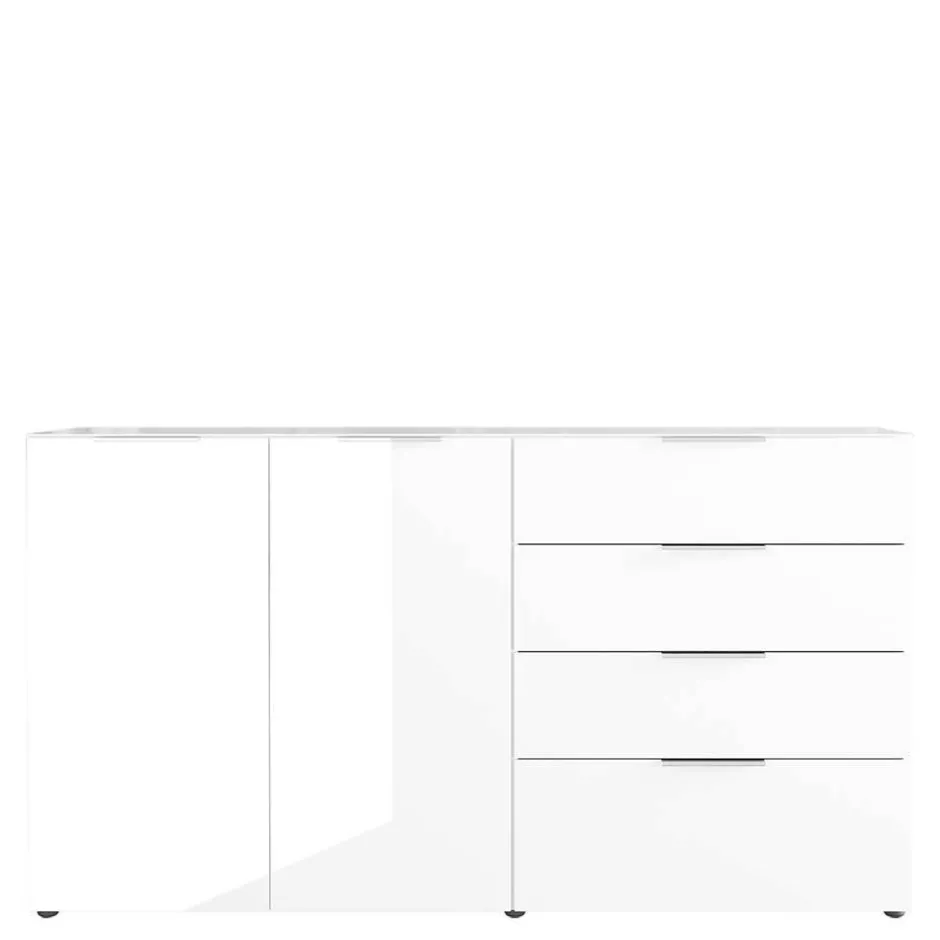 184x101x42 cm Design Sideboard mit Glas Beschichtung - Daven^Wohnen
