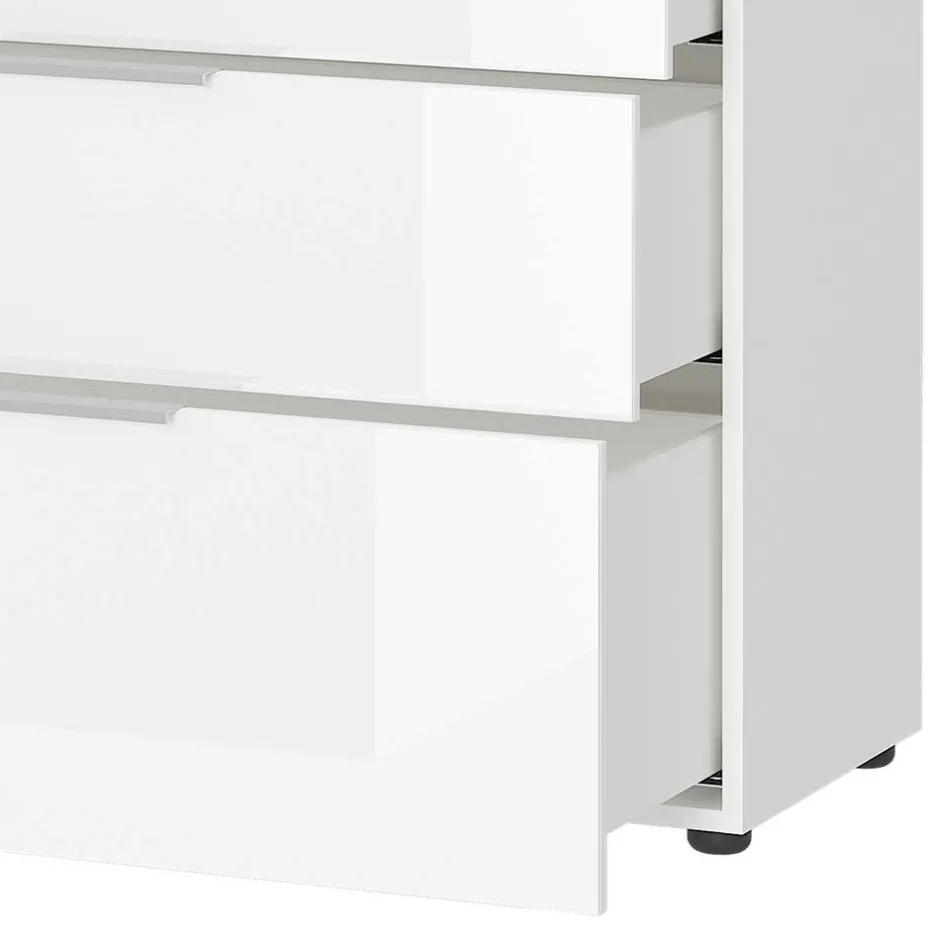 184x101x42 cm Design Sideboard mit Glas Beschichtung - Daven^Wohnen