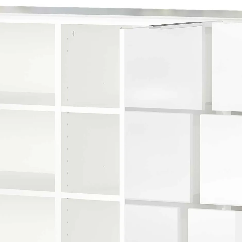 184x101x42 cm Design Sideboard mit Glas Beschichtung - Daven^Wohnen