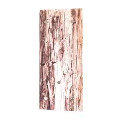 30x90x5 cm Glas Hängegarderobe mit Druck - Ineke^Wohnen Outlet