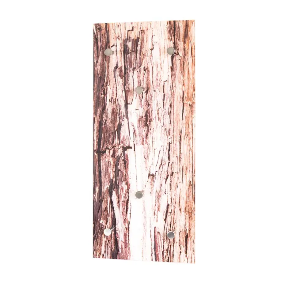 30x90x5 cm Glas Hängegarderobe mit Druck - Ineke^Wohnen Outlet