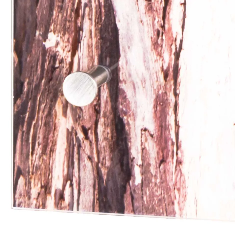 30x90x5 cm Glas Hängegarderobe mit Druck - Ineke^Wohnen Outlet