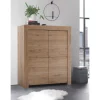 Wohnen 110x140x42 cm Highboard 4-türig - Karika