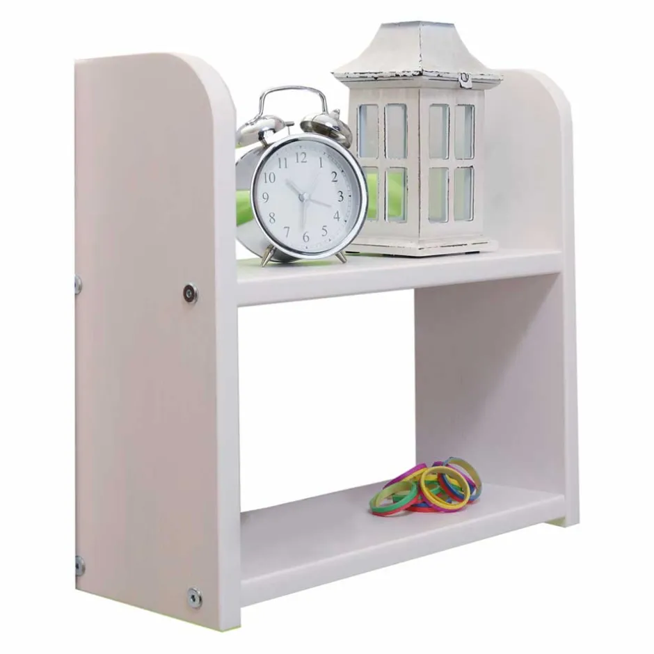 96x118x206 cm Kinder Hochbett aus weißer Kiefer - Moto^Wohnen Online