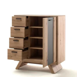 89x103x44 cm Kommode in Holzdekor Eiche - Larinca^Wohnen Sale