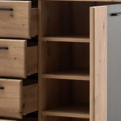 89x103x44 cm Kommode in Holzdekor Eiche - Larinca^Wohnen Sale