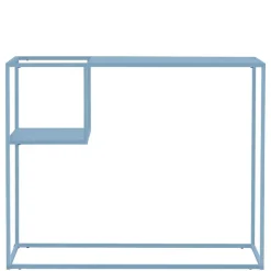 Wohnen 100x80x30 cm Konsolentisch in Blau Petrol - Filax