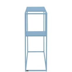 Wohnen 100x80x30 cm Konsolentisch in Blau Petrol - Filax