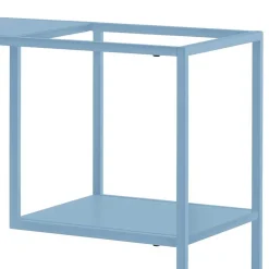 Wohnen 100x80x30 cm Konsolentisch in Blau Petrol - Filax