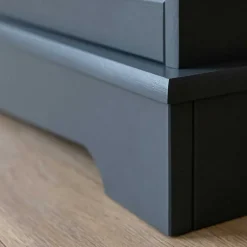 112x88x45 cm Landhaus Kommode in Grau & Eiche - Witenga^Wohnen Hot