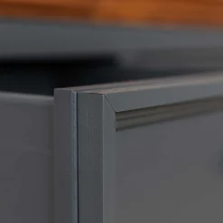 112x88x45 cm Landhaus Kommode in Grau & Eiche - Witenga^Wohnen Hot