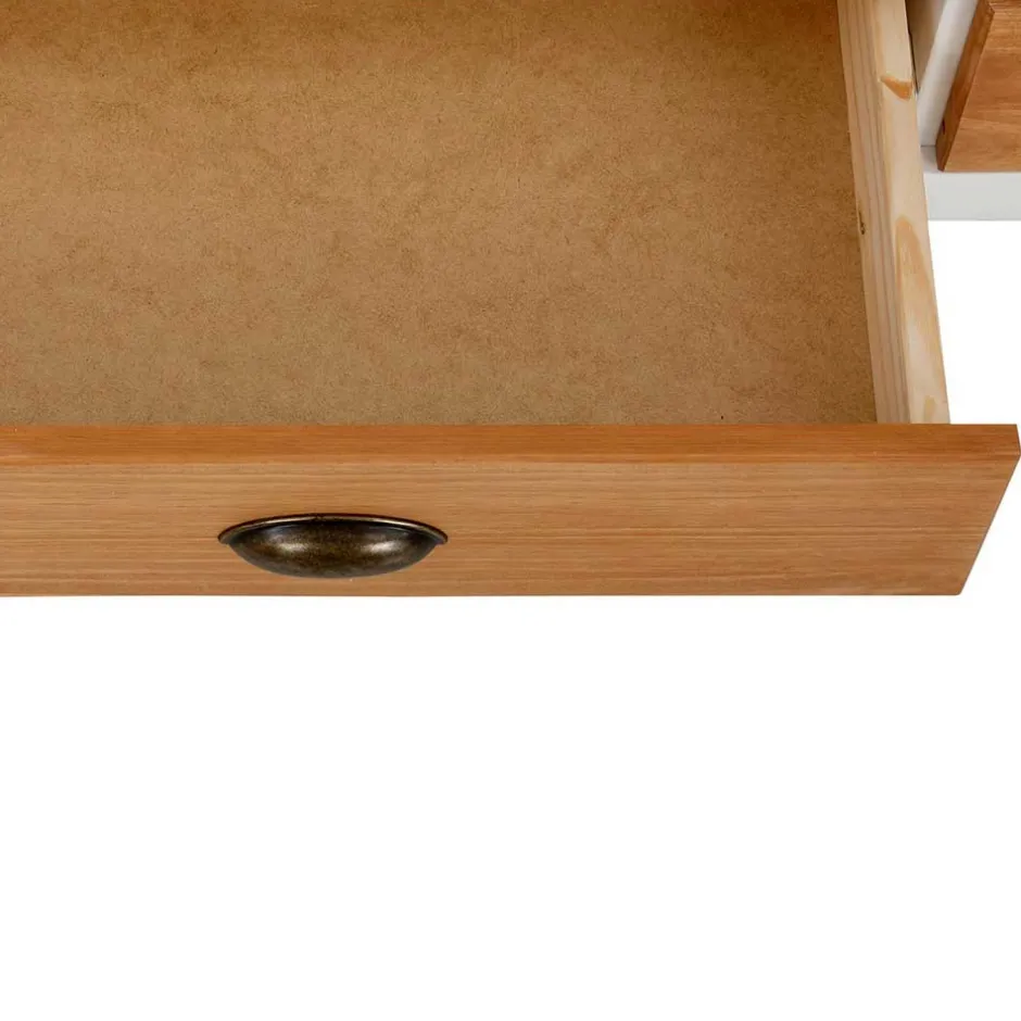 Wohnen 160x45x45 cm Landhaus TV Board mit Metallgriffen - Xasimir