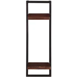 30x80x11 cm Metall Wandregal mit zwei Ablagen - Solapura^Wohnen Sale