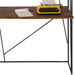 120x202x60 cm Regal mit Schreibtisch im Loft Style - Offia^Wohnen