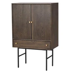 Wohnen 79x125x42 cm Retro Schrank mit Bodenfreiheit - Cuzliav