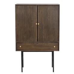 Wohnen 79x125x42 cm Retro Schrank mit Bodenfreiheit - Cuzliav