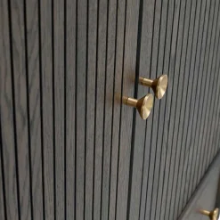 Wohnen 79x125x42 cm Retro Schrank mit Bodenfreiheit - Cuzliav