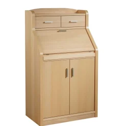 Wohnen 67x120x44 cm Schranksekretär in Buche Natur - Tablona