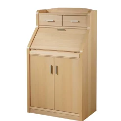 Wohnen 67x120x44 cm Schranksekretär in Buche Natur - Tablona