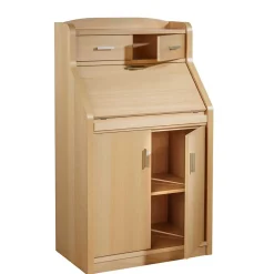 Wohnen 67x120x44 cm Schranksekretär in Buche Natur - Tablona