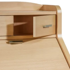 Wohnen 67x120x44 cm Schranksekretär in Buche Natur - Tablona