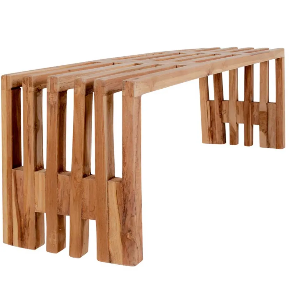 140x45x35 cm Teakholz Bank geölt - Fire^Wohnen New