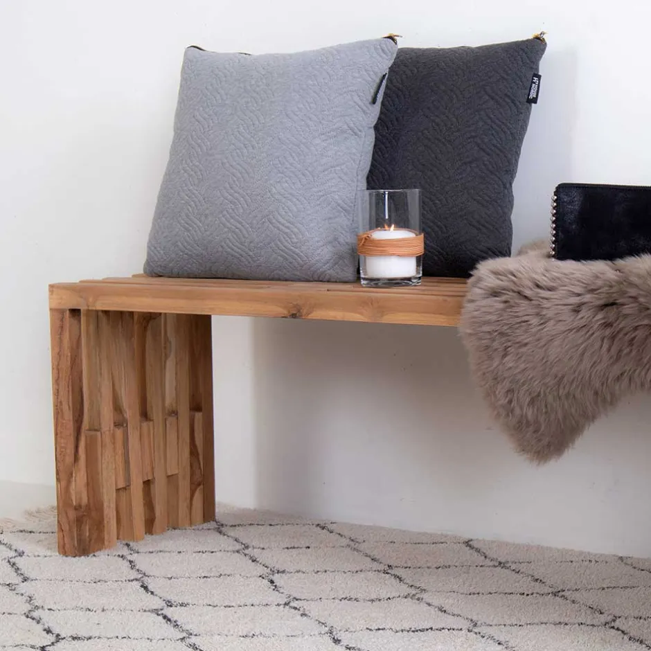 140x45x35 cm Teakholz Bank geölt - Fire^Wohnen New