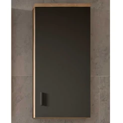 37x75x25 cm 1-türiger Bad Oberschrank modern - Steikun^Wohnen