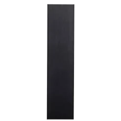 Wohnen 44x188x35 cm 1-türiger Schrank in Schwarz lackiert - Riley