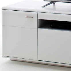 195x60x51 cm TV Board Unterschrank in Weiß - Hazime^Wohnen Sale