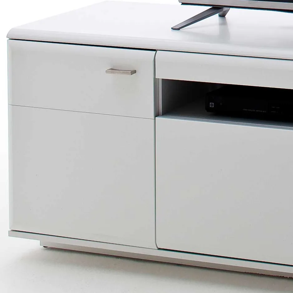 195x60x51 cm TV Board Unterschrank in Weiß - Hazime^Wohnen Sale