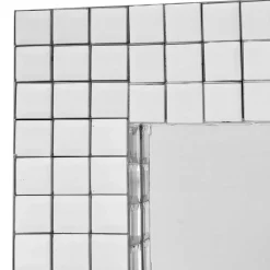 60x90x4 cm Wandspiegel mit Mosaik Rahmen - Solu^Wohnen Outlet