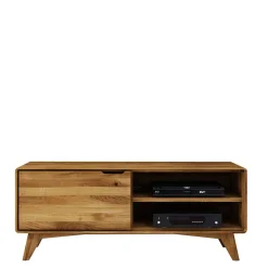 Wohnen 120x48x40 cm Wildeiche TV Element mit Tür - Eavy