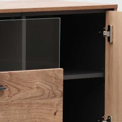 Wohnen 175x75x48 cm Wohnzimmer Sideboard in Holzoptik - Xindus