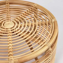 Wohnen 66x36x66 Couchtisch aus Rattan Geflecht - Phildel