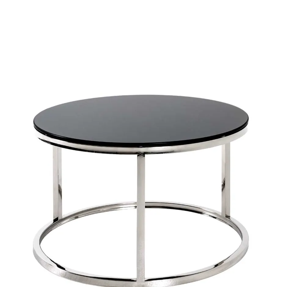 60x36x60 Couchtisch aus Schwarzglas - Zyaman^Wohnen Best