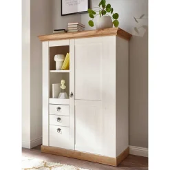 102x139x44 Country Highboard zweifarbig - Diatara^Wohnen New