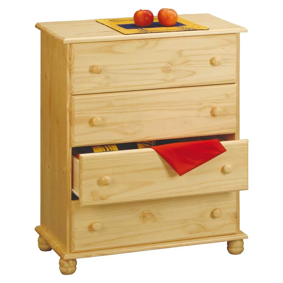 80x102x43 Country Style Kommode mit Kugelfüßen - Kascanu^Wohnen Clearance