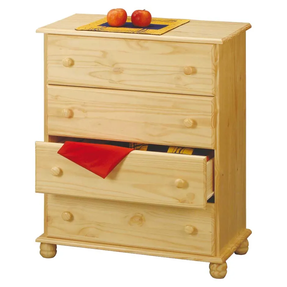 80x102x43 Country Style Kommode mit Kugelfüßen - Kascanu^Wohnen Clearance