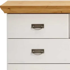 Wohnen 106x91x50 Country Style Kommode zweifarbig - Sibiuta