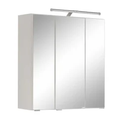 Wohnen 60x66x20 3D Spiegelschrank mit Aufsatzleuchte LED - Lasdias