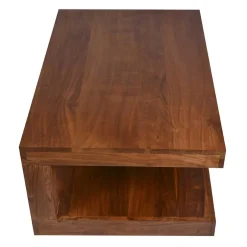Wohnen 90x40x60 Design Couchtisch aus massivem Holz - Macherie