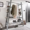 Wohnen 118x168x40 Design Garderobe in Grau aus Holz - Fyona